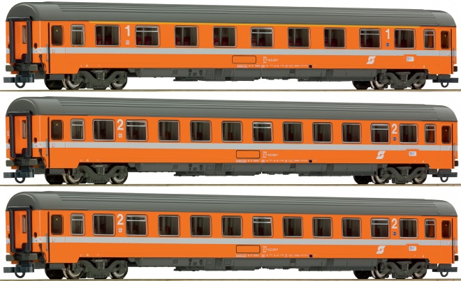 Set of 3 Passenger cars of Transalpin train. Set #2<br /><a href='images/pictures/Roco/64096.jpg' target='_blank'>Full size image</a>